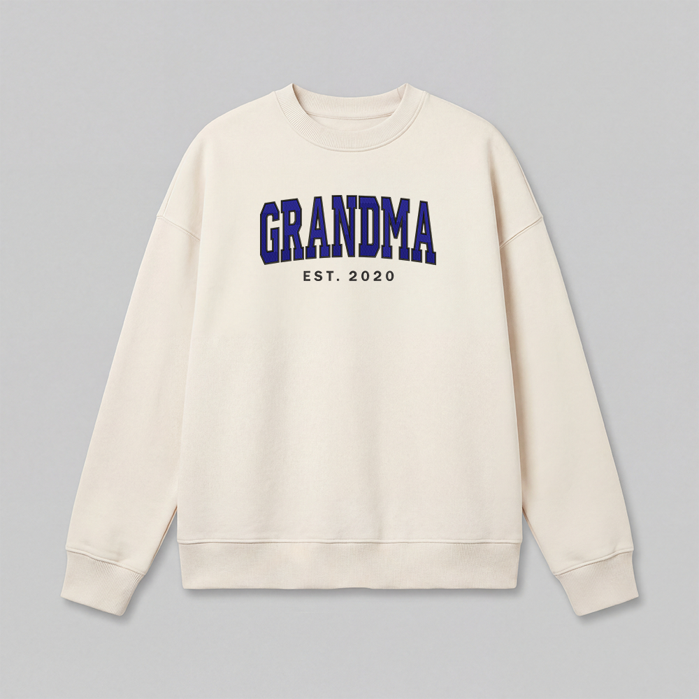 Custom Family Embroidered Sweatshirt