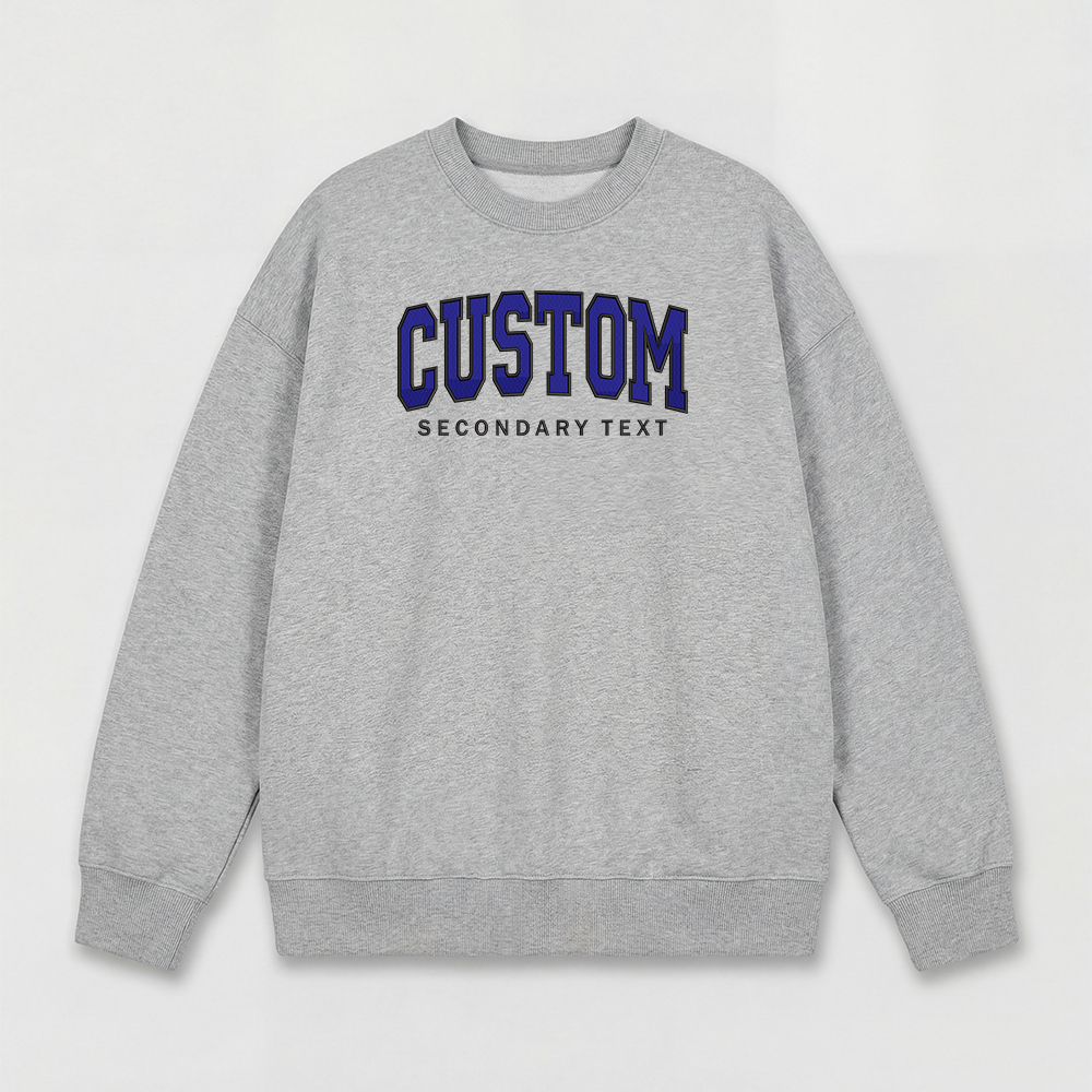 Classic Custom Embroidered Sweatshirt