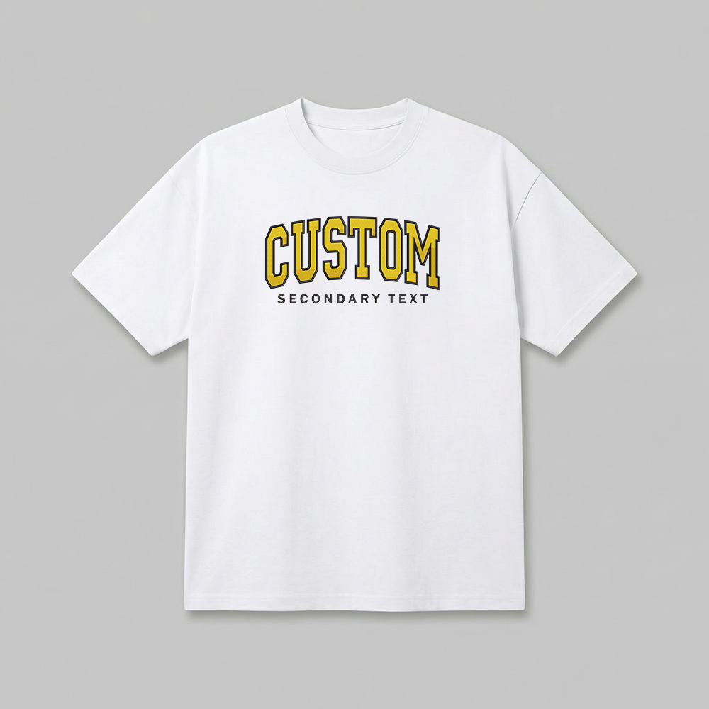 Custom States Embroidered T-Shirt