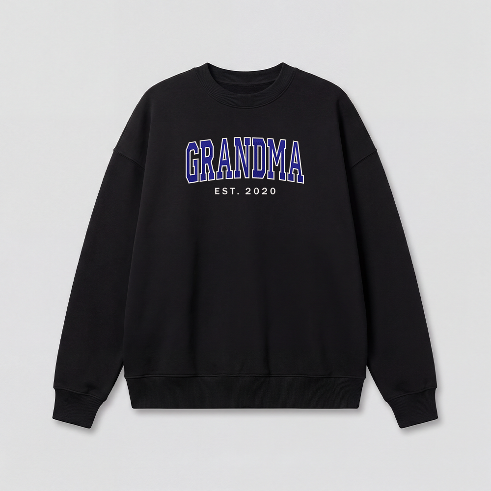 Custom Family Embroidered Sweatshirt