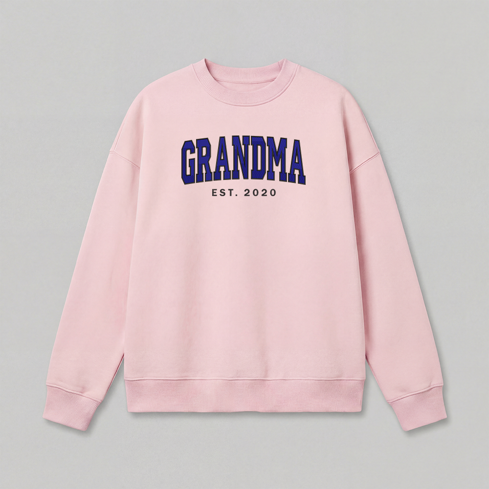 Custom Family Embroidered Sweatshirt