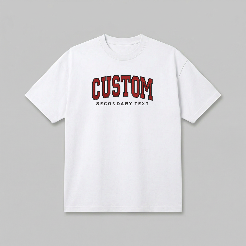 Custom States Embroidered T-Shirt