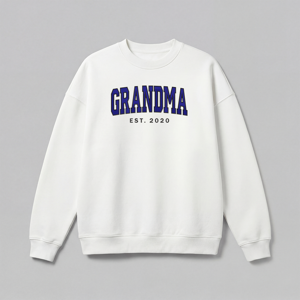 Custom Family Embroidered Sweatshirt